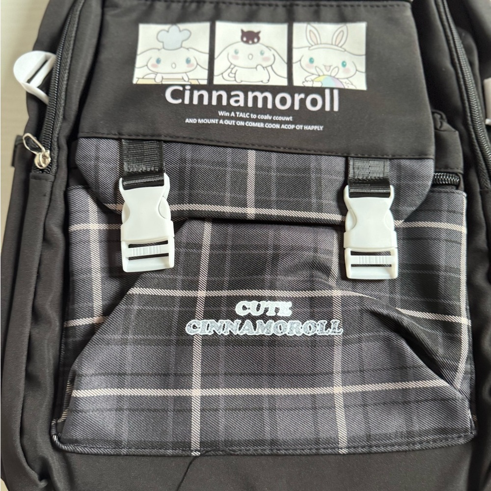 OOPS‼️ Their Error is Your Gain Black and Gray Backpack for Men Women Kids